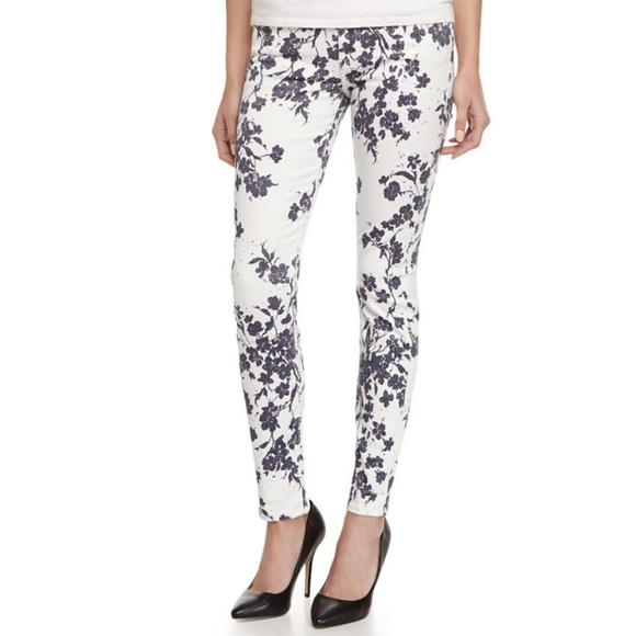 7 for all mankind floral jeans